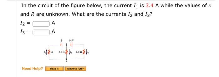 Solved In the circuit of the figure below, the current 11 is | Chegg.com