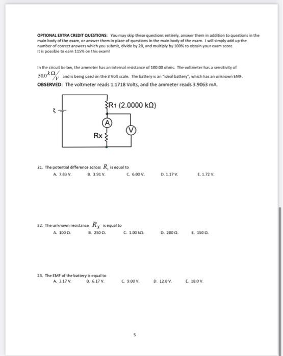 Solved OPTIONAL EXTRA CREDIT QUESTIONS: You may skip these | Chegg.com