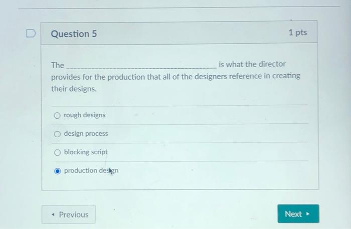 Question 1 1 pts The seven steps of the design | Chegg.com