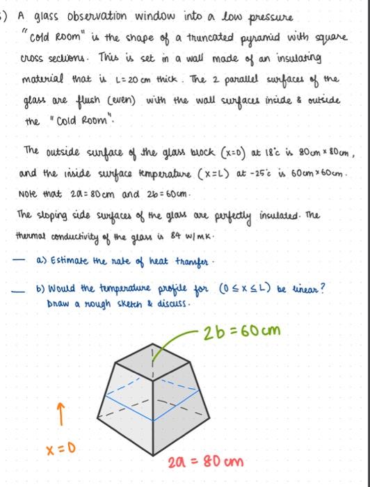 A glass observation window into a low pressure 