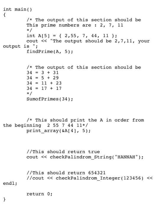 Solved #include #include Using Namespace Std; /* Write A | Chegg.com