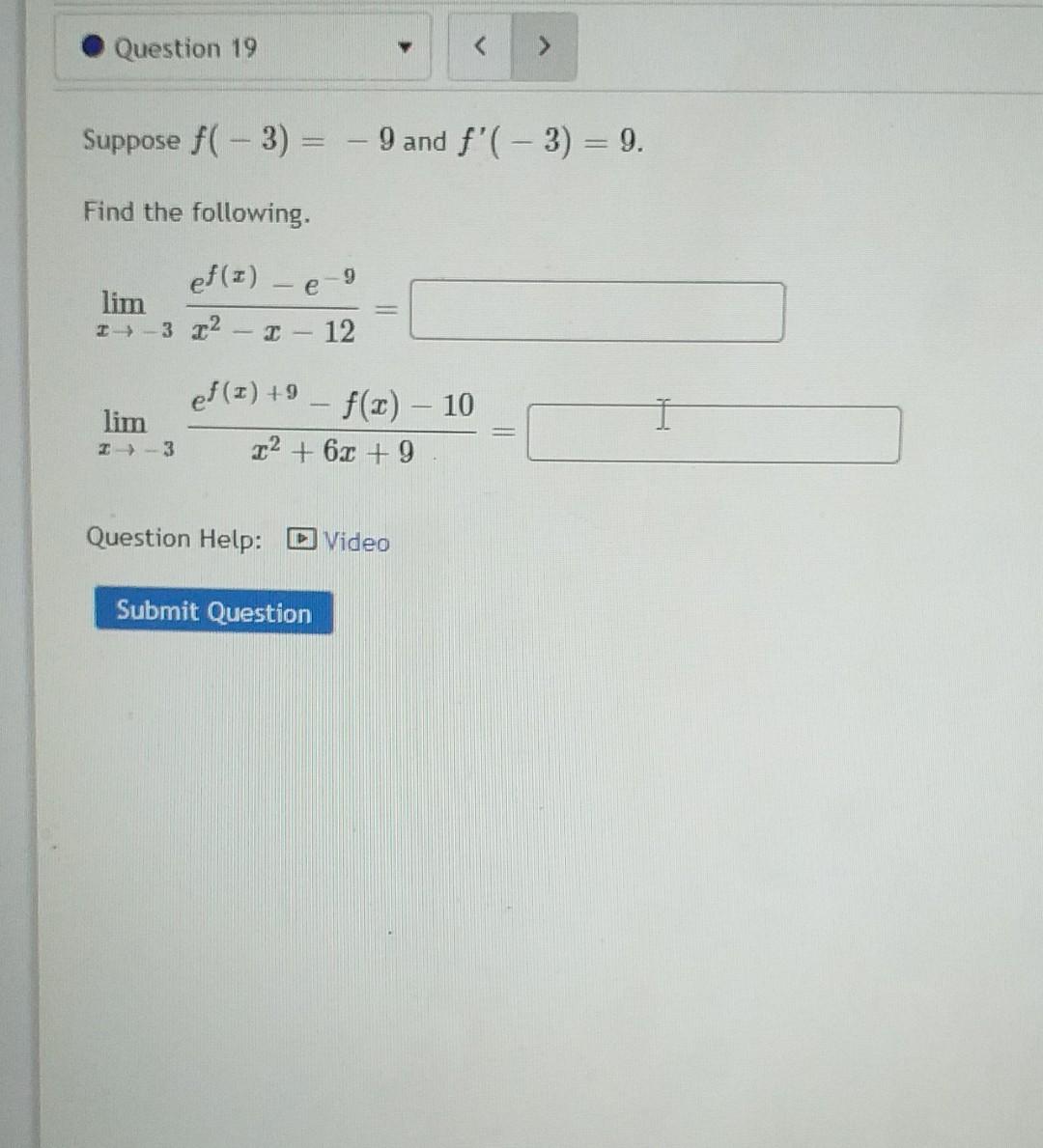 Solved Suppose F 3 9 And F 3 9 Find The Following Chegg Solved Suppose F 3 9 And F 3 9 Find The Following Chegg
