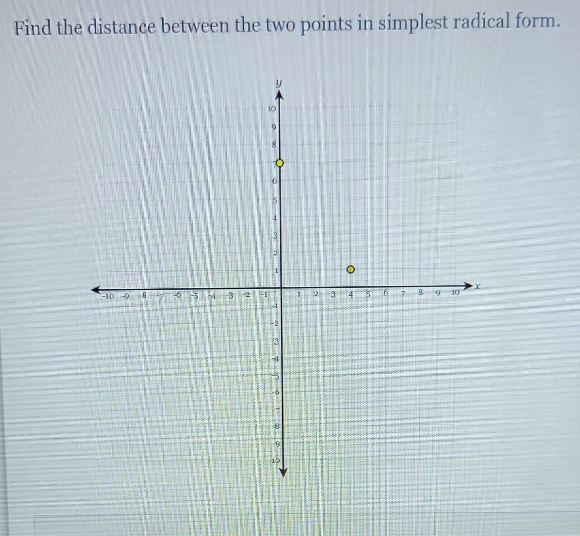 solved-find-the-distance-between-the-two-points-in-simplest-chegg