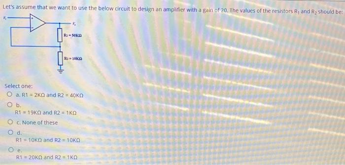 Solved Let's assume that we want to use the below circuit to | Chegg.com