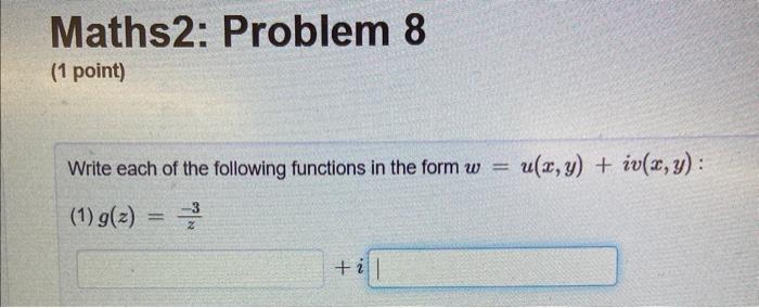 Solved Write each of the following functions in the form | Chegg.com
