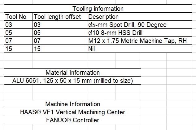 Solved Write a CNC milling program to machine the part given | Chegg.com