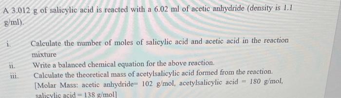 Unlocking The Secret Salicylic Acid Density In G Ml - yodbt6s