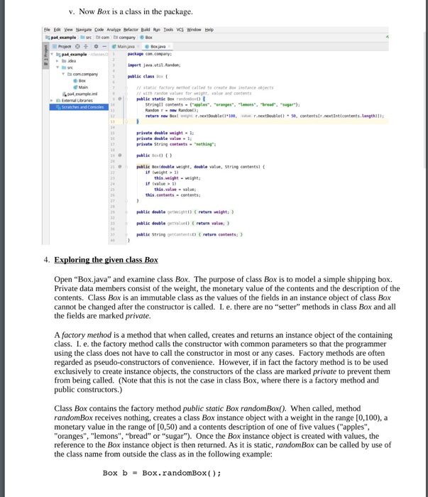 Solved ** HERE IS THE GIVEN CLASS BOX.JAVA:** **JUST COPY | Chegg.com