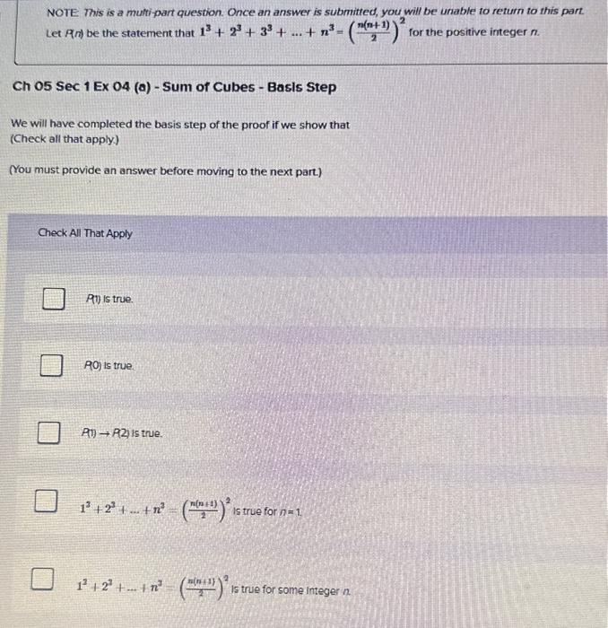 Solved NOTE This Is A Multi-part Question. Once An Answer Is | Chegg.com