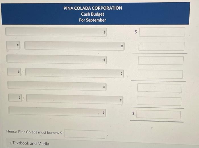 Solved Pina Colada Corporation's management wants to | Chegg.com