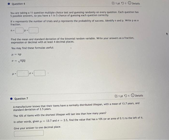 Solved You are taking a 11 question multiple choice test and | Chegg.com
