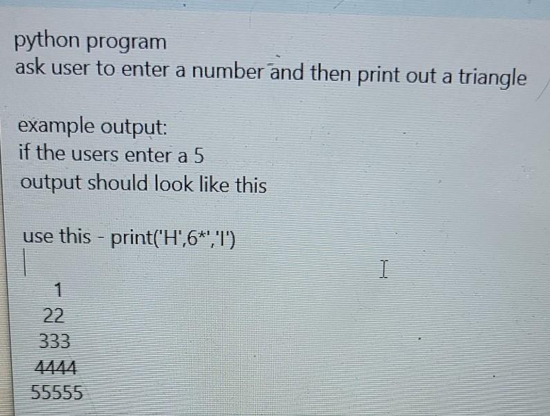 Solved python program ask user to enter a number and then | Chegg.com