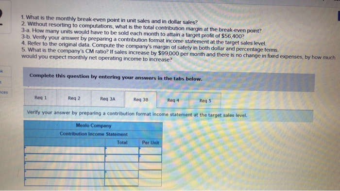 required-1-what-is-the-monthly-break-even-point-in-chegg