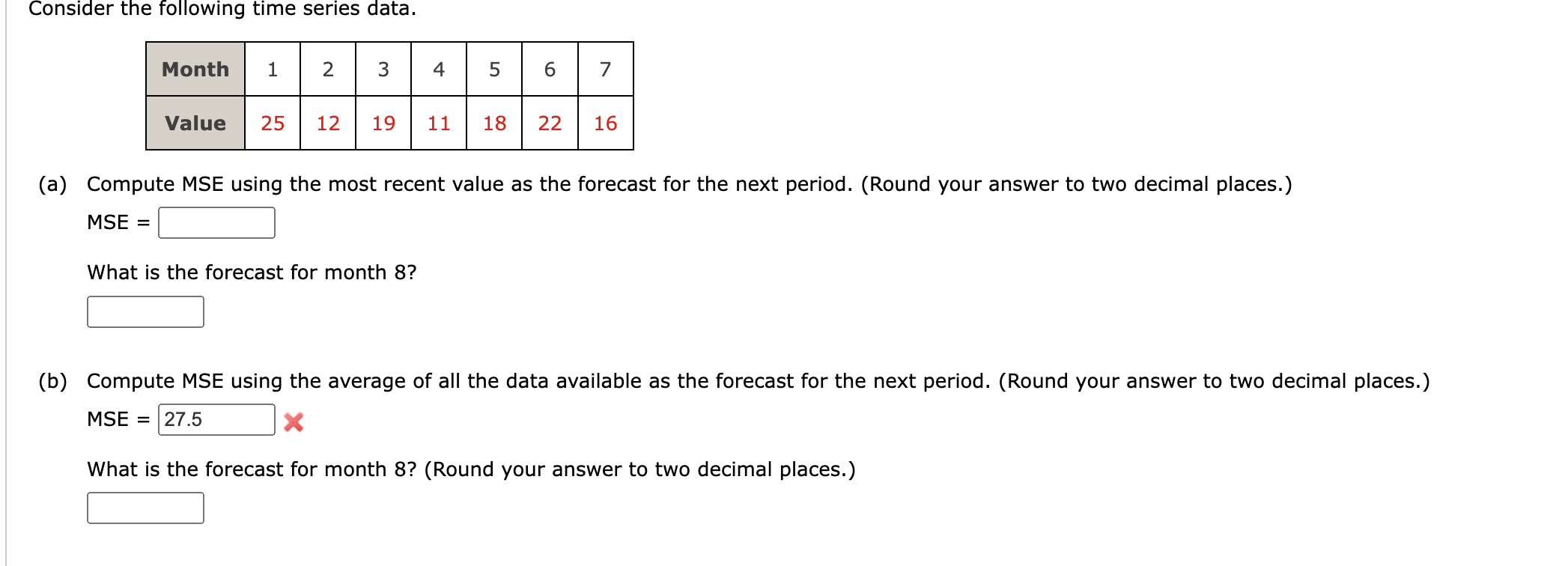 Solved Time series analysis is based on the idea that | Chegg.com