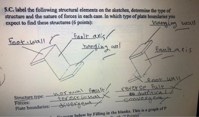 Solved 5.C. label the following structural elements on the | Chegg.com