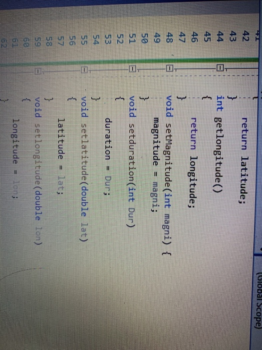 Solved Instruction:C++ Code Fix the error warnings in the | Chegg.com