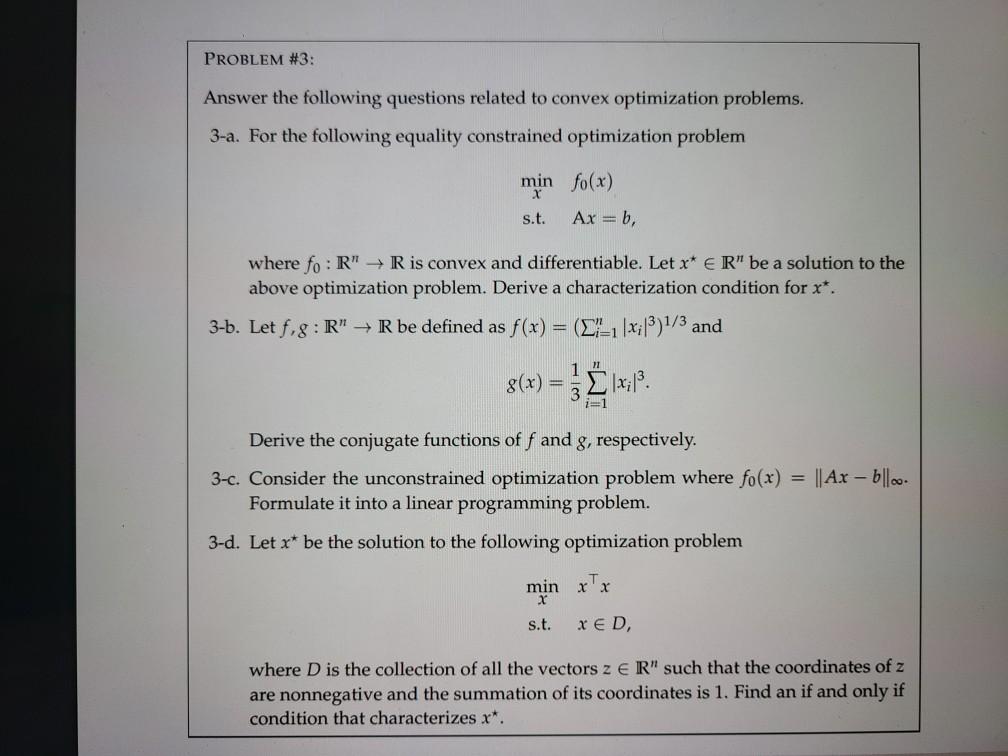 Solved PROBLEM #3: Answer the following questions related to | Chegg.com