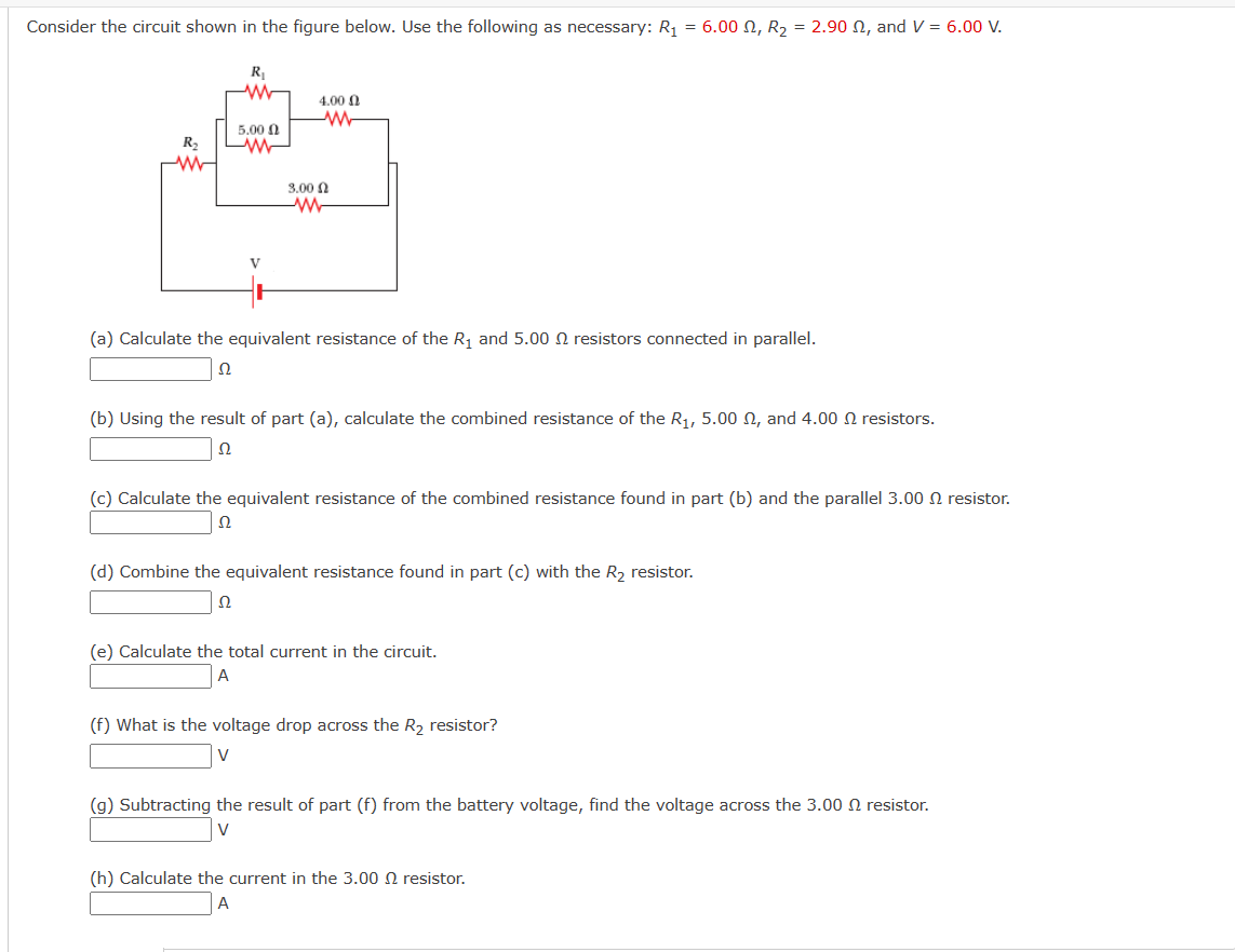 Solved Consider the circuit shown in the figure below. Use | Chegg.com