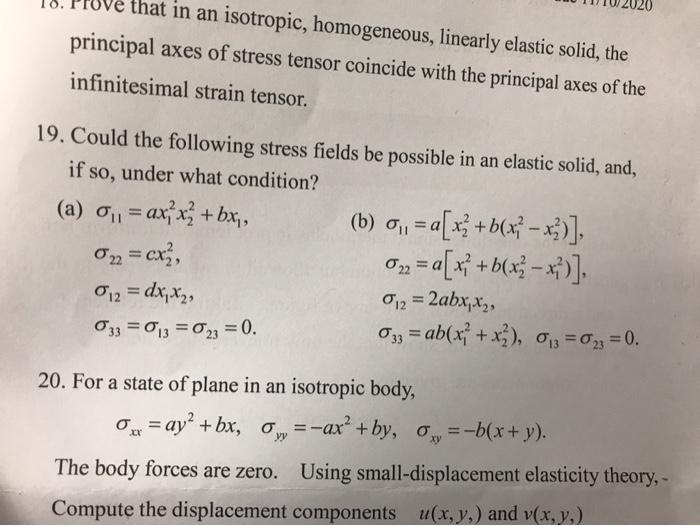 Solved number 19. pleaseI don't have a clear understanding | Chegg.com