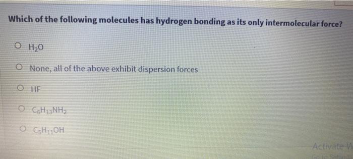 What Is The Predominant Intermolecular Force In Cbr4