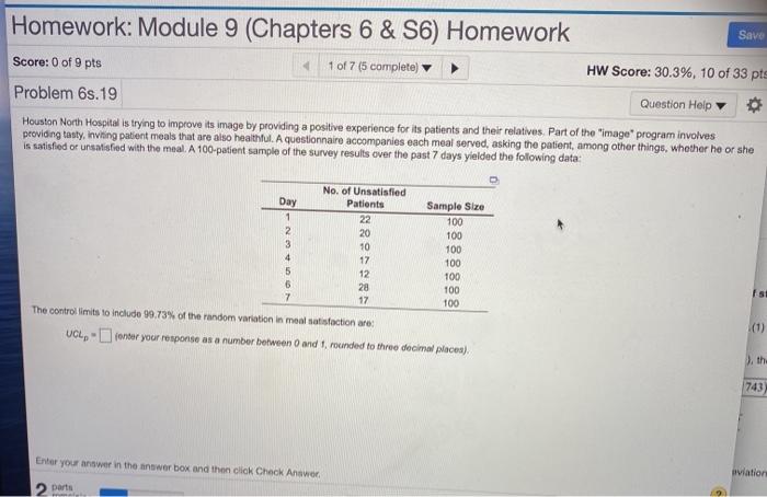 Solved Homework: Module 9 (Chapters 6 & S6) Homework Savo | Chegg.com
