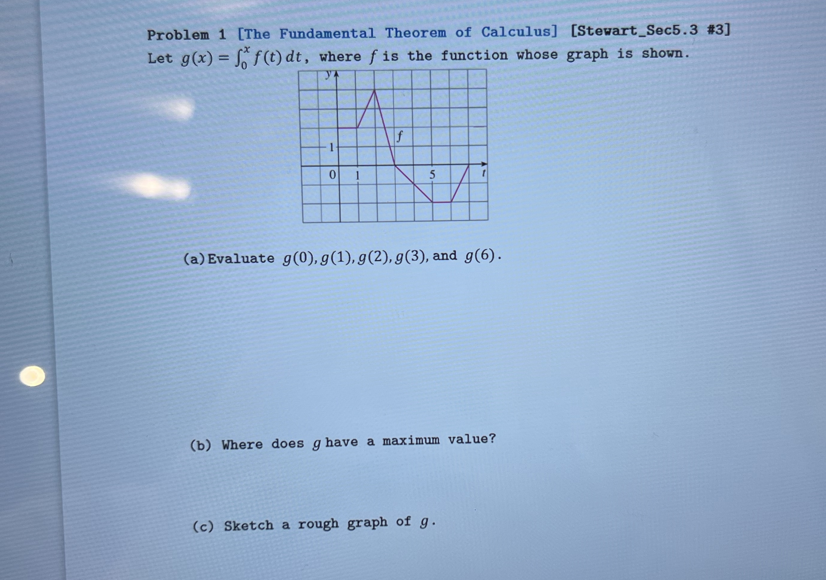 Solved Problem 1 [The Fundamental Theorem of | Chegg.com