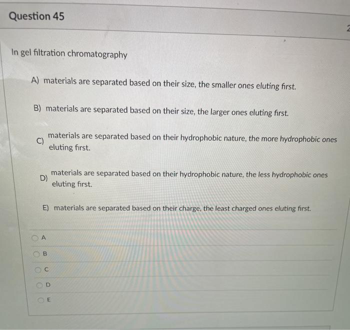 Solved Question 43 2 pts If the following mixture of | Chegg.com