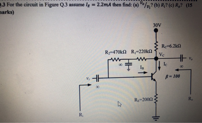 Solved 2.3 For the circuit in Figure Q.3 assume Ip = 2.2mA | Chegg.com