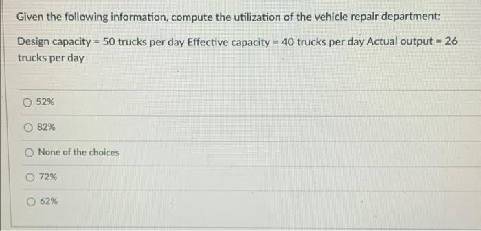 Solved Given The Following Information, Compute The | Chegg.com