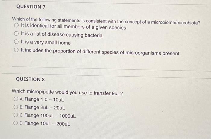 Solved QUESTION 1 Which of the following is an accurate | Chegg.com
