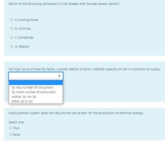 Solved Which Of The Following Component Is Not Related With | Chegg.com