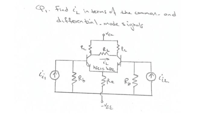 Solved Q. find it in terms of the common and differential | Chegg.com