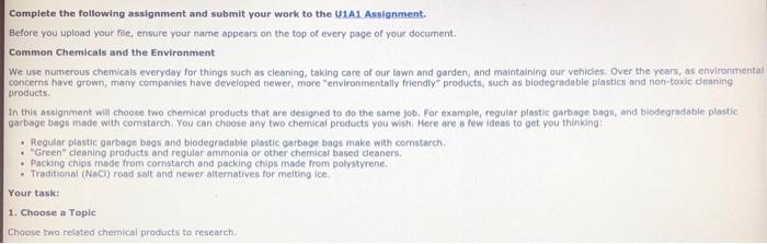 Solved Complete the following assignment and submit your | Chegg.com