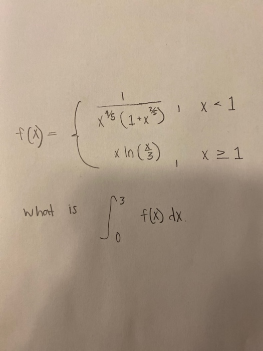 Solved X X 5 1 X F X X In 3 X What Is I F X Chegg Com