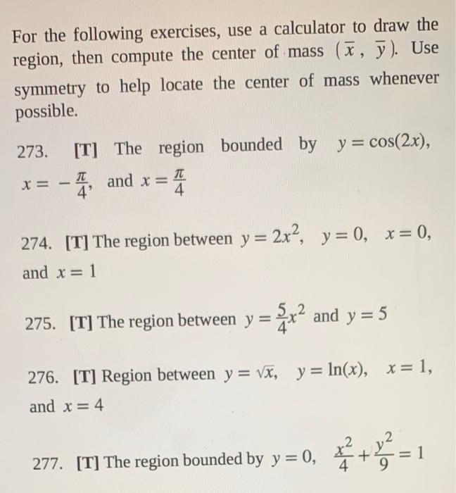 Solved For The Following Exercises, Use A Calculator To Draw | Chegg.com