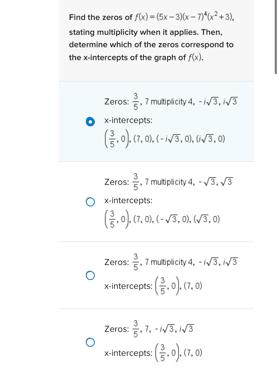 solved-find-the-zeros-of-f-x-5x-3-x-7-4-x2-3-stating-chegg