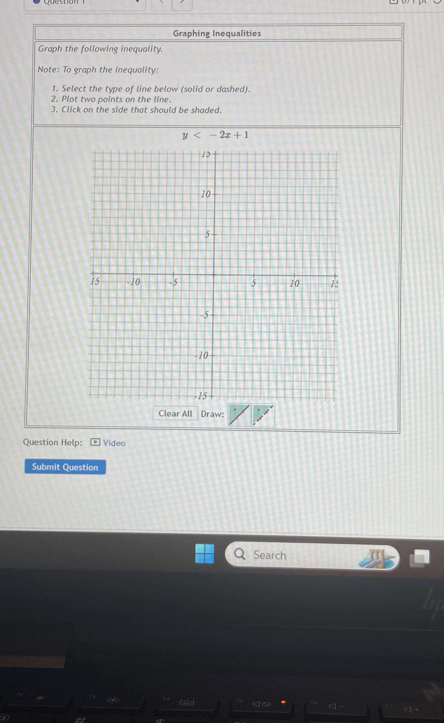 Solved Graphing InequalitiesGraph the following | Chegg.com