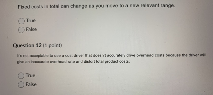 Solved Fixed costs in total can change as you move to a new | Chegg.com