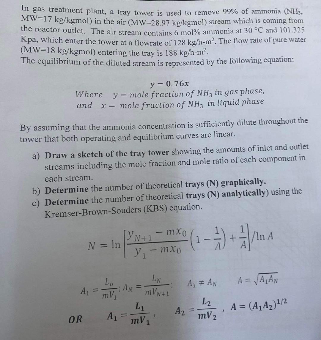Solved Mass transfer | Chegg.com