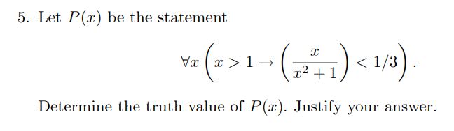 Solved Let P(x) ﻿be The | Chegg.com