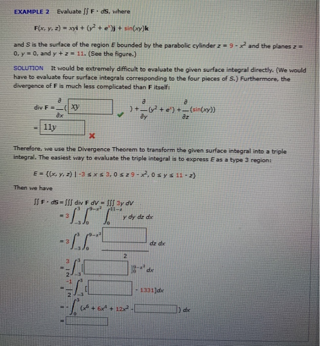 Solved Example 2 Evaluate Fds Where F X Y Z Xyi Chegg Com