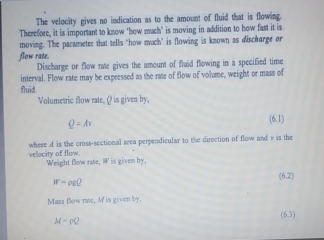 Solved Question 5 Water Flows Through A Pipeline In Figure | Chegg.com