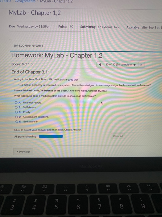 SOLVED: Texts: Seatcth XSiginto yoount Cotnt  mylab.pearson.com/Student/PlayerHomework.aspx?homeworkid=65713783t  rquestionid=1 flus Microeconomics-202309[ON2] Chapter 1-Homework Question  11, Review Part 1cf2 Productive efficiency means that A. every