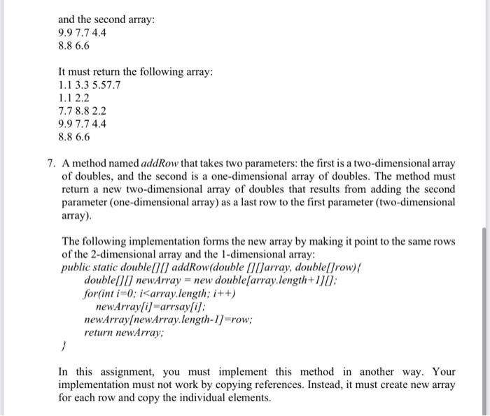 Solved 6. A Method Named Concatenate That Takes Two | Chegg.com