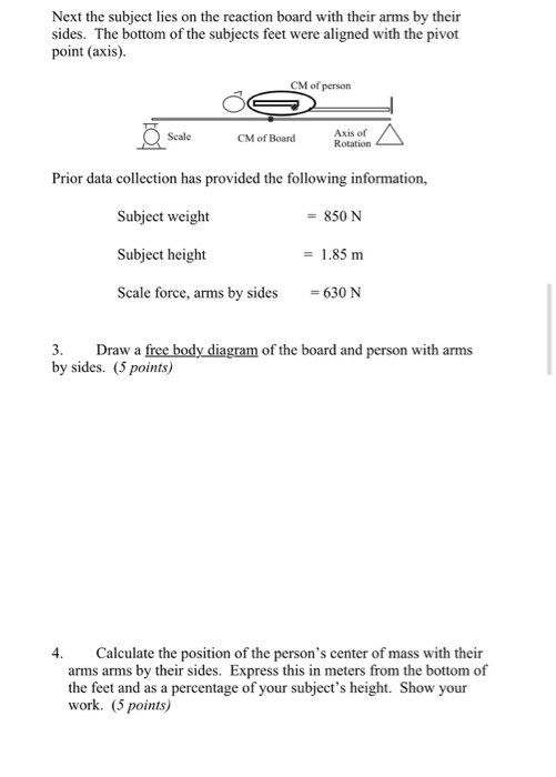 Solved The center of mass of an object can be determined