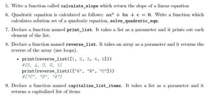 Solved 6. Quadratic equation is calculated as follows: | Chegg.com