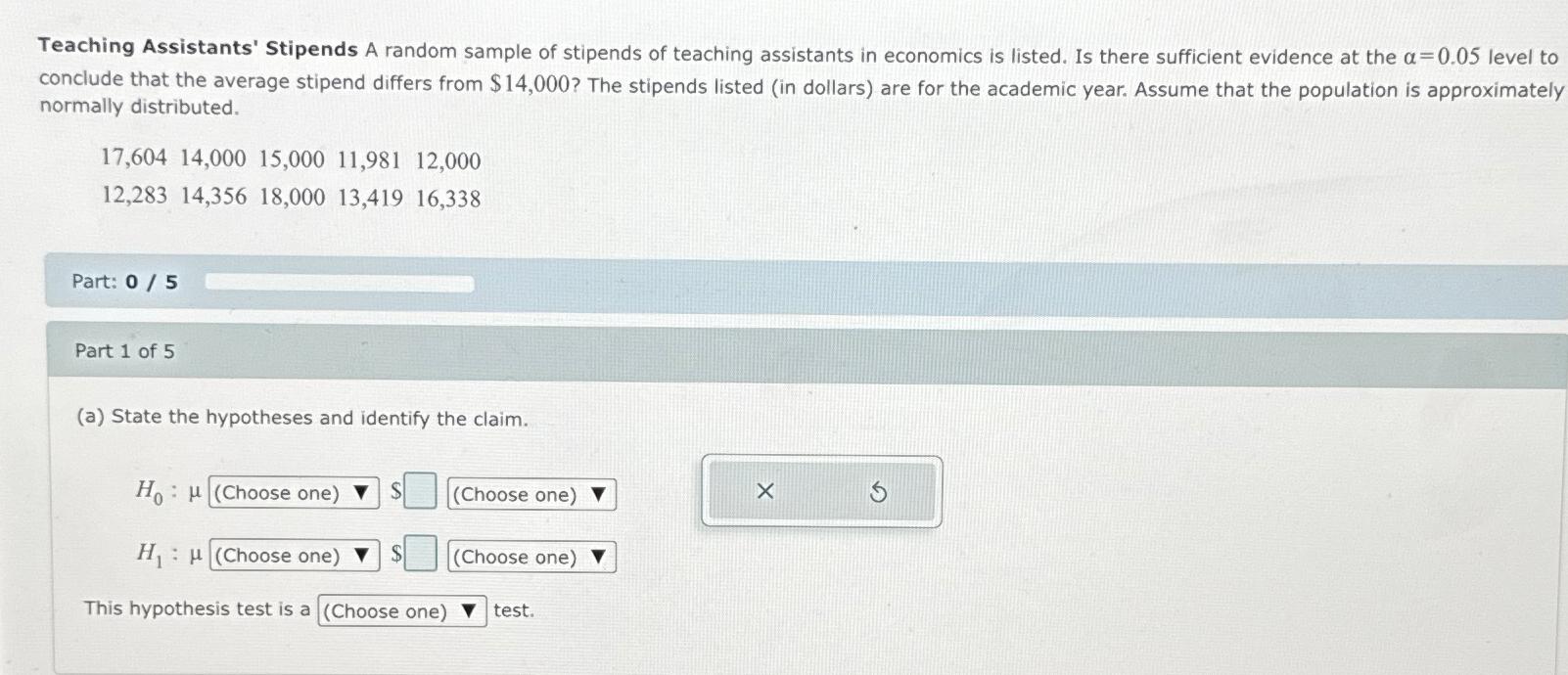 state the hypothesis and identify the claim calculator