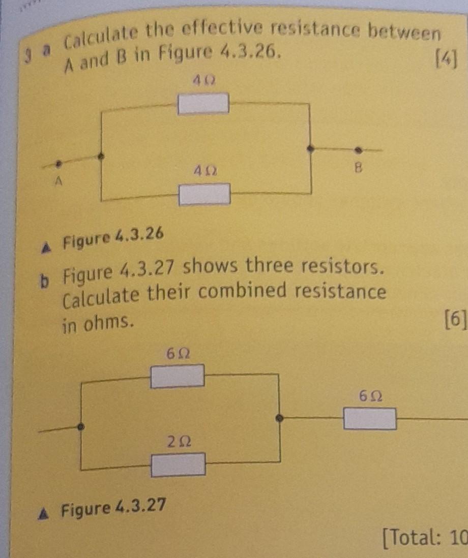 Solved g a calculate the effective resistance between A and Circuit Diagram