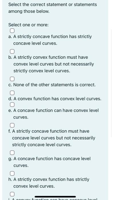 Solved Select the correct statement or statements among | Chegg.com