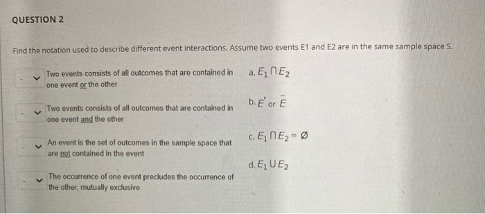 Solved Question 2 Find The Notation Used To Describe Diff Chegg Com